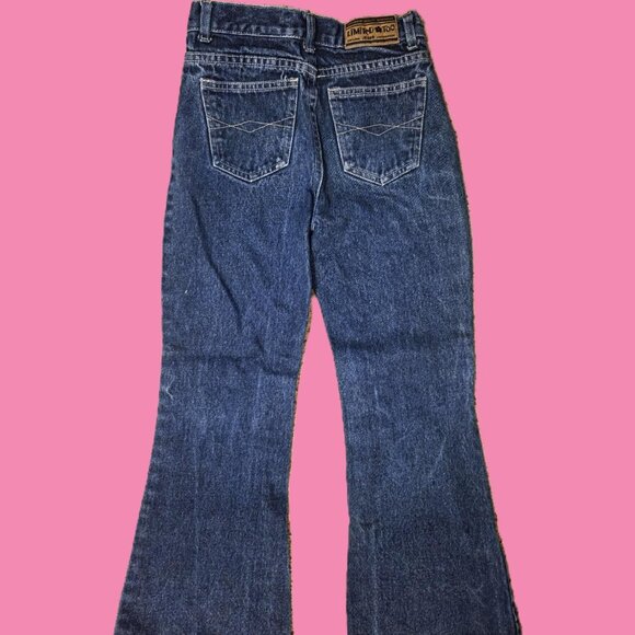 LIMITED TOO Girls Blue Jeans Size 8 Flare EUC - Picture 3 of 5